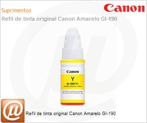 0670C001AC - Refil de tinta original Canon Amarelo GI-190